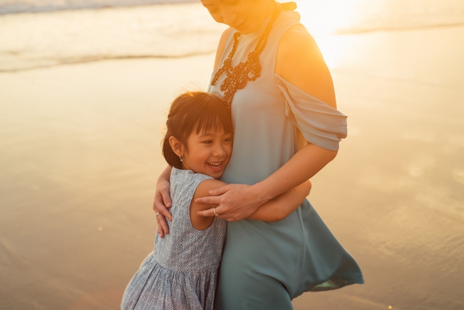 mother and daughter